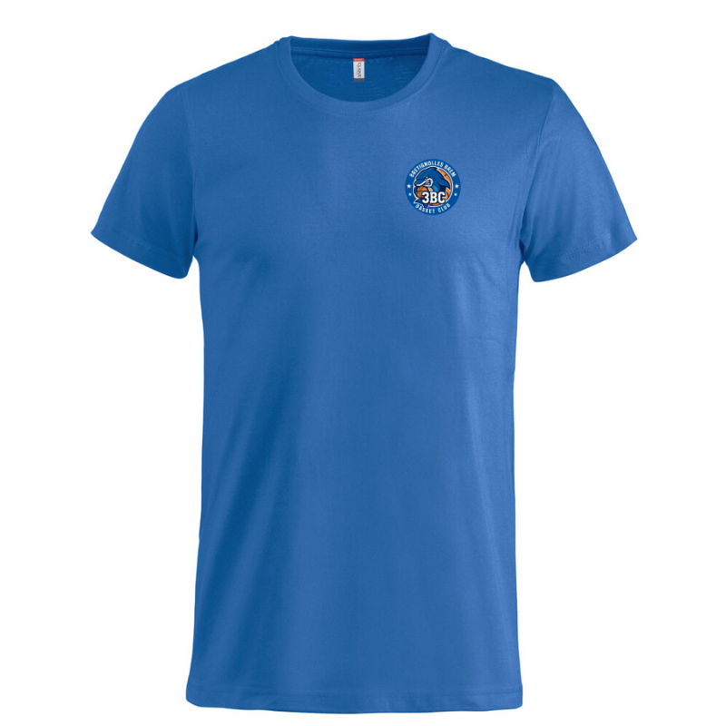 T-Shirt enfant bleu Clique Basic