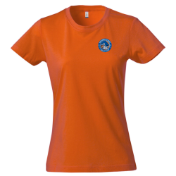 T-Shirt femme orange Clique Basic