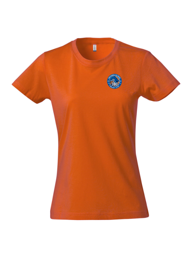 T-Shirt femme orange Clique Basic