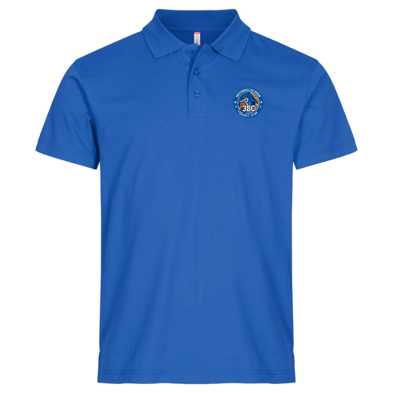 Polo adulte bleu Clique Basic