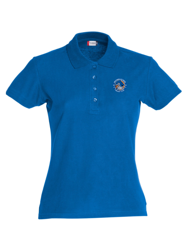 Polo femme bleu Clique Basic