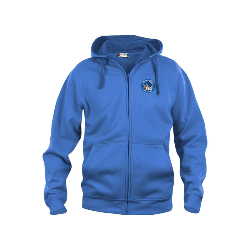 Veste capuche adulte bleu Clique Basic