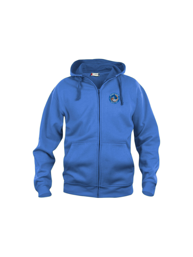 Veste capuche adulte bleu Clique Basic