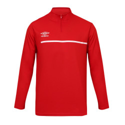 Sweat 1/2 zip enfant rouge Umbro