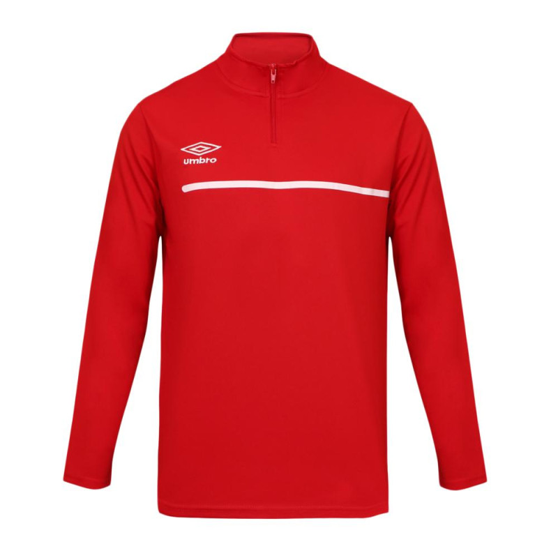 Sweat 1/2 zip enfant rouge Umbro
