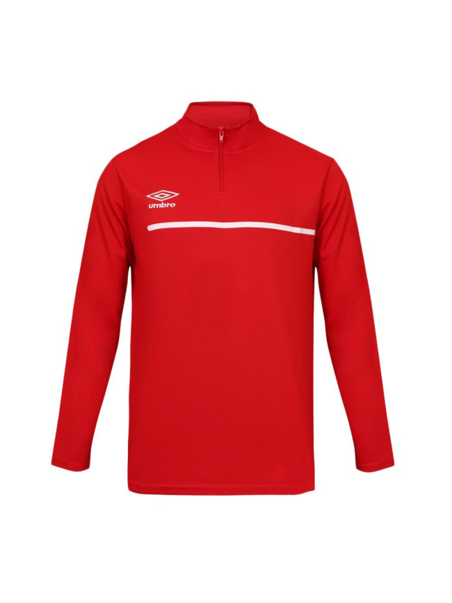 Sweat 1/2 zip enfant rouge Umbro