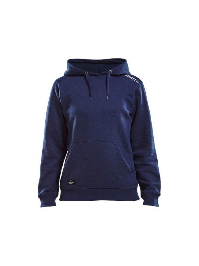 Sweat capuche femme marine Craft Community