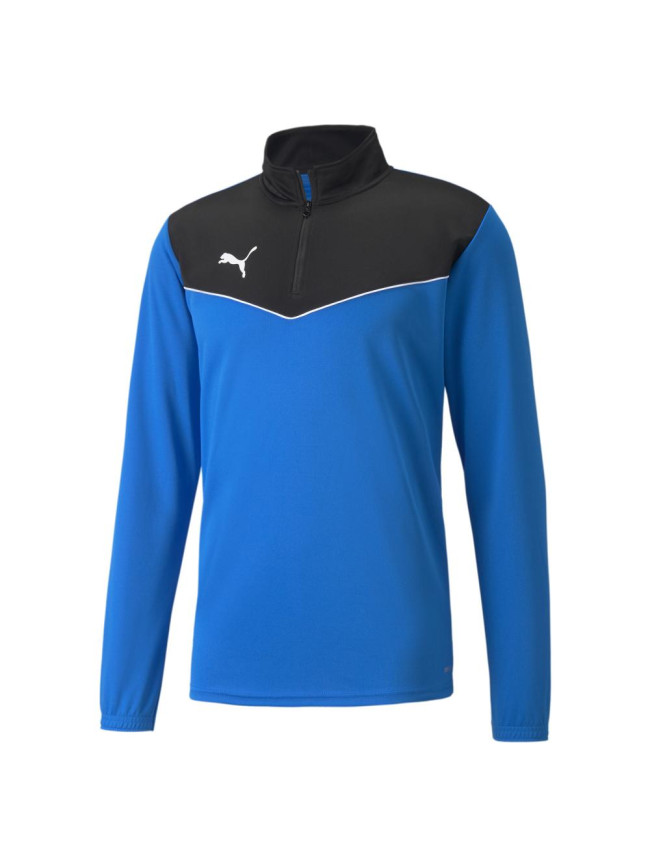 Sweat 1/4 zip adulte bleu Puma Indrise
