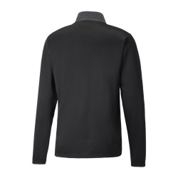 Sweat 1/4 zip adulte noir Puma Indrise