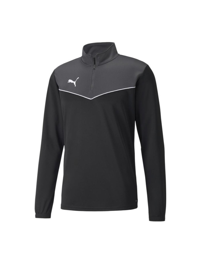 Sweat 1/4 zip enfant noir Puma Indrise