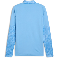 Sweat 1/2 zip training adulte bleu Puma Teamfinal