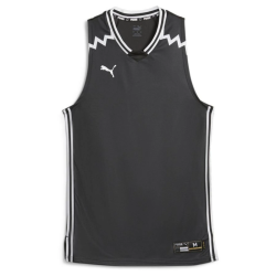 Maillot de basketball adulte noir Puma Hoops
