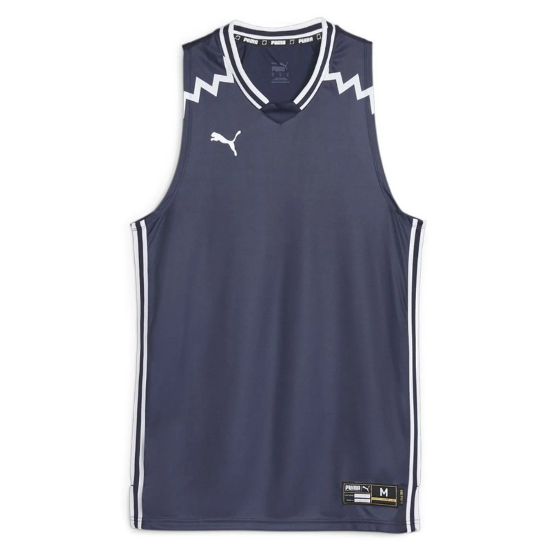 Maillot de basketball adulte marine Puma Hoops