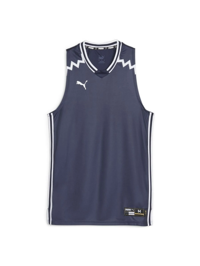 Maillot de basketball adulte marine Puma Hoops
