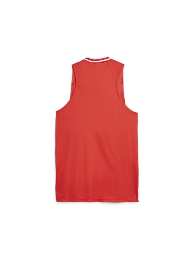 Maillot de basketball adulte rouge Puma Hoops