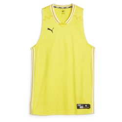 Maillot de basketball adulte jaune Puma Hoops
