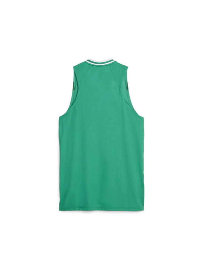 Maillot de basketball adulte vert Puma Hoops