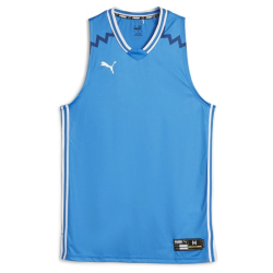 Maillot de basketball adulte bleu Puma Hoops