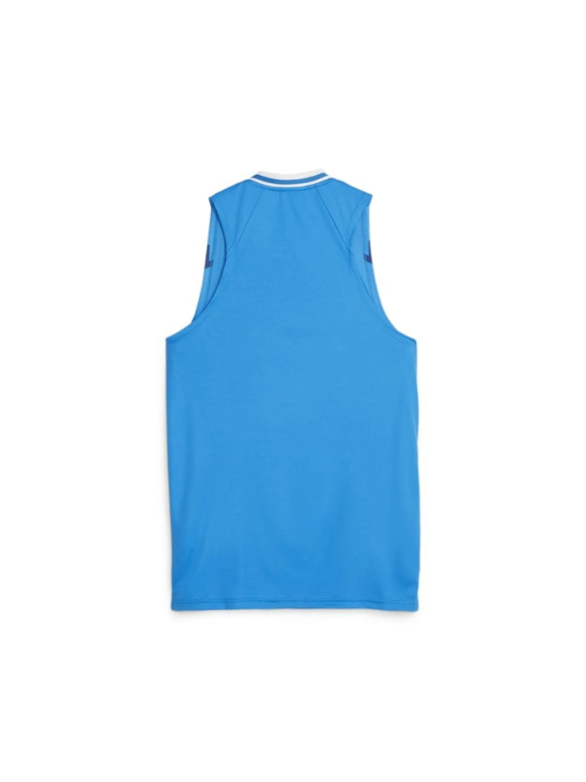 Maillot de basketball adulte bleu Puma Hoops