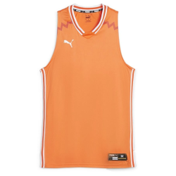Maillot de basketball adulte orange Puma Hoops