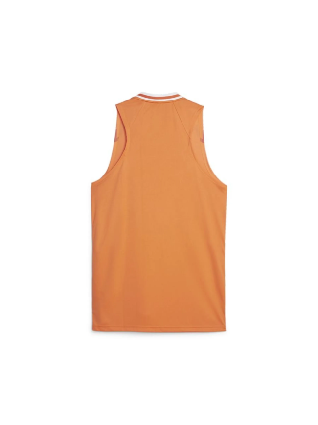 Maillot de basketball adulte orange Puma Hoops