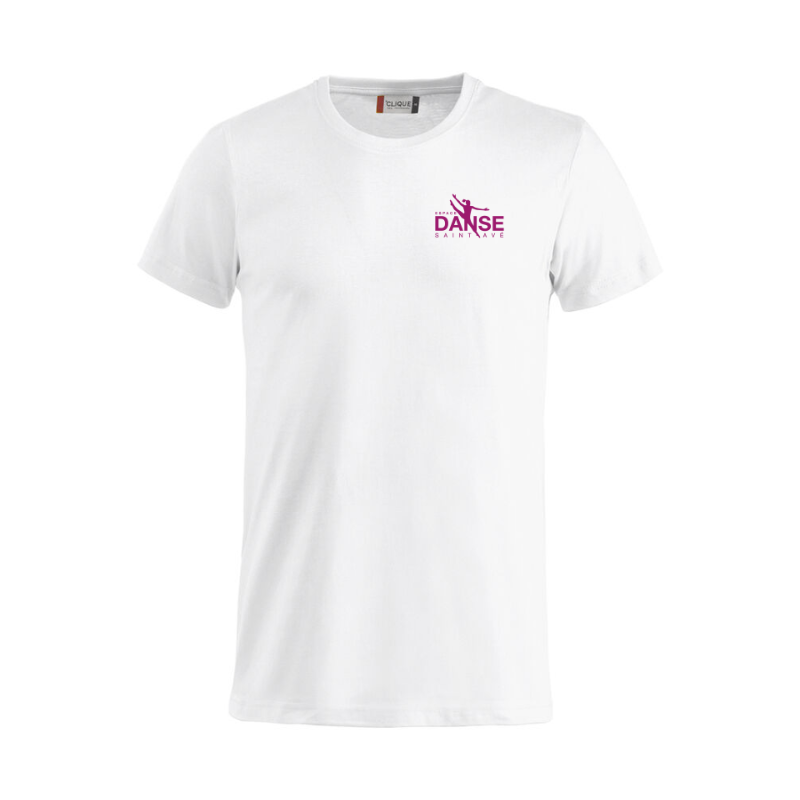 T-Shirt enfant blanc Clique Basic-T
