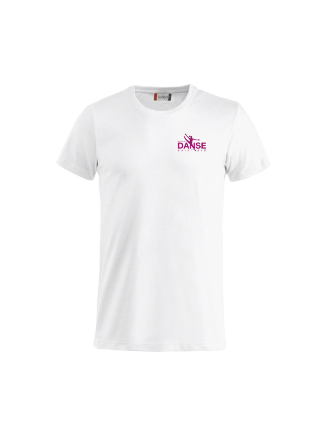 T-Shirt enfant blanc Clique Basic-T