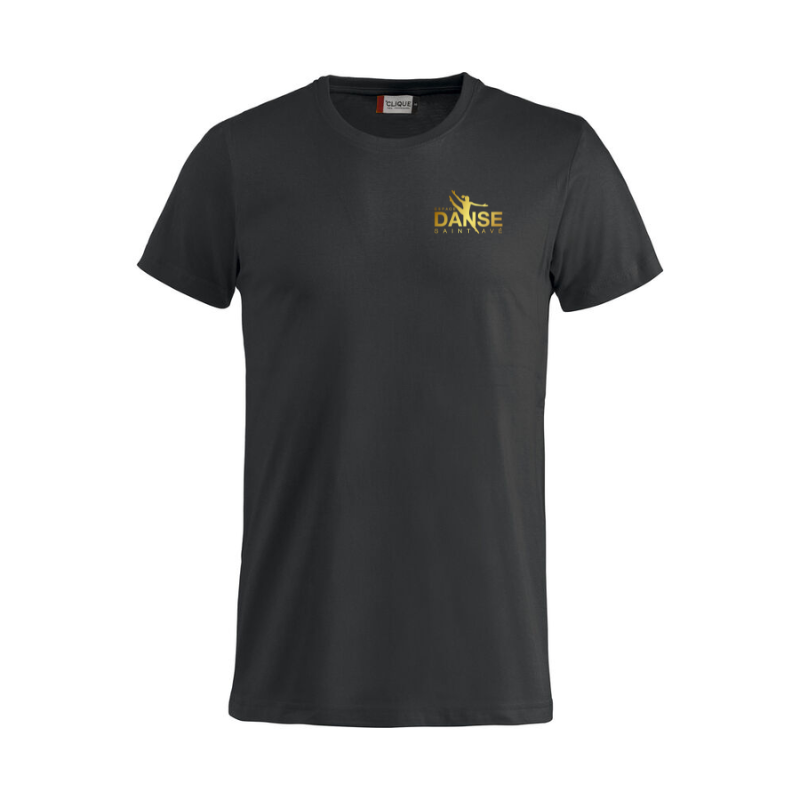 T-Shirt adulte noir Clique Basic 2