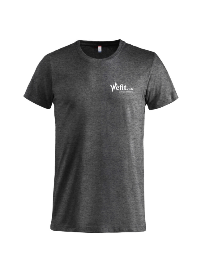 T-Shirt adulte gris anthracite Clique Basic