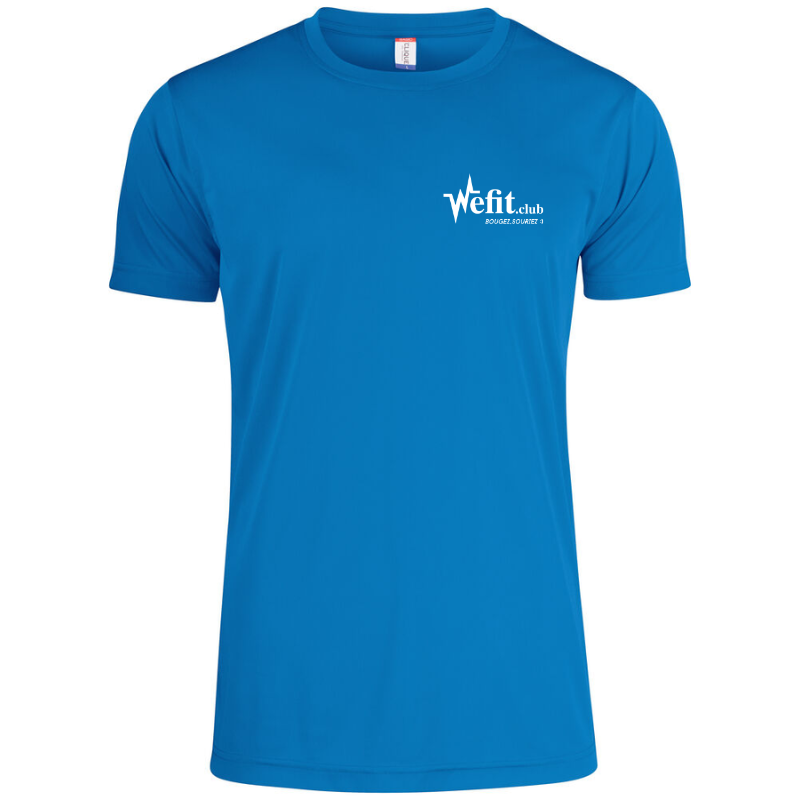 Maillot adulte bleu Clique Active