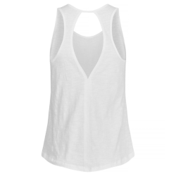 Débardeur femme blanc Clique Slub Tanktop