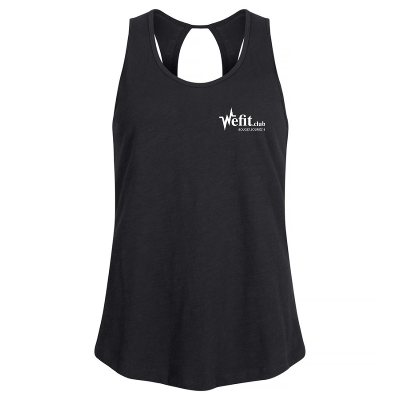 Débardeur femme noir Clique Slub Tanktop
