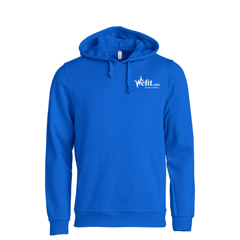 Sweat capuche adulte bleu Clique Basic
