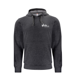 Sweat capuche adulte gris anthracite Clique Basic