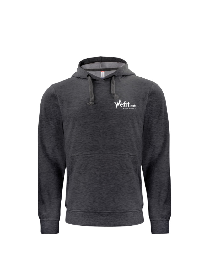 Sweat capuche adulte gris anthracite Clique Basic