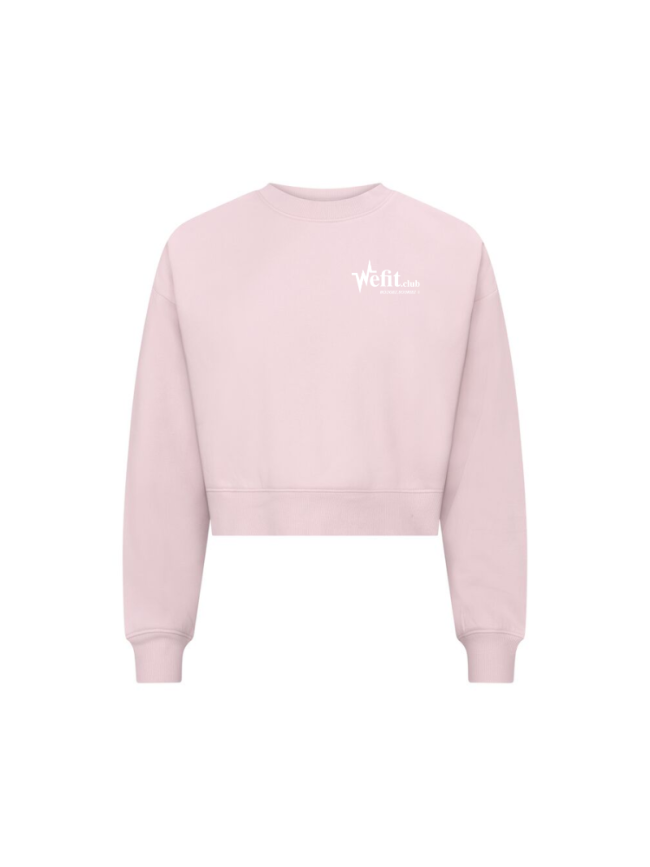 Pull court femme rose Clique Miami Cropped