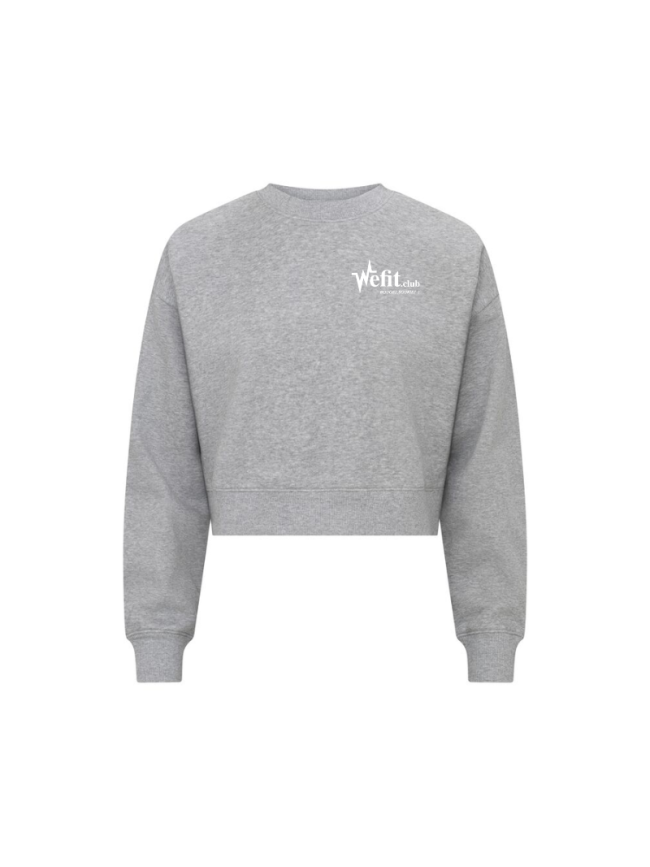 Pull court femme gris Clique Miami Cropped