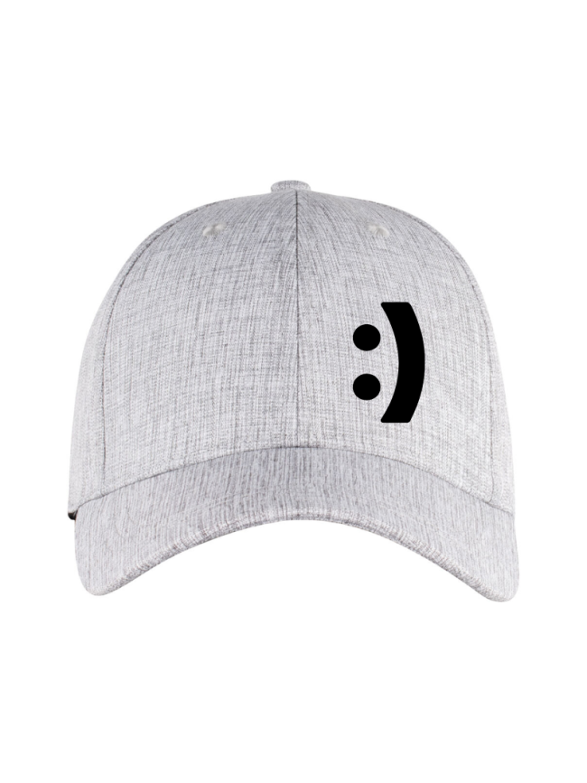 Casquette gris cendré Clique Mélange Cap