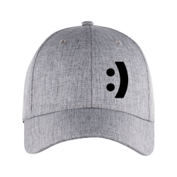 Casquette gris mélangé Clique Mélange Cap