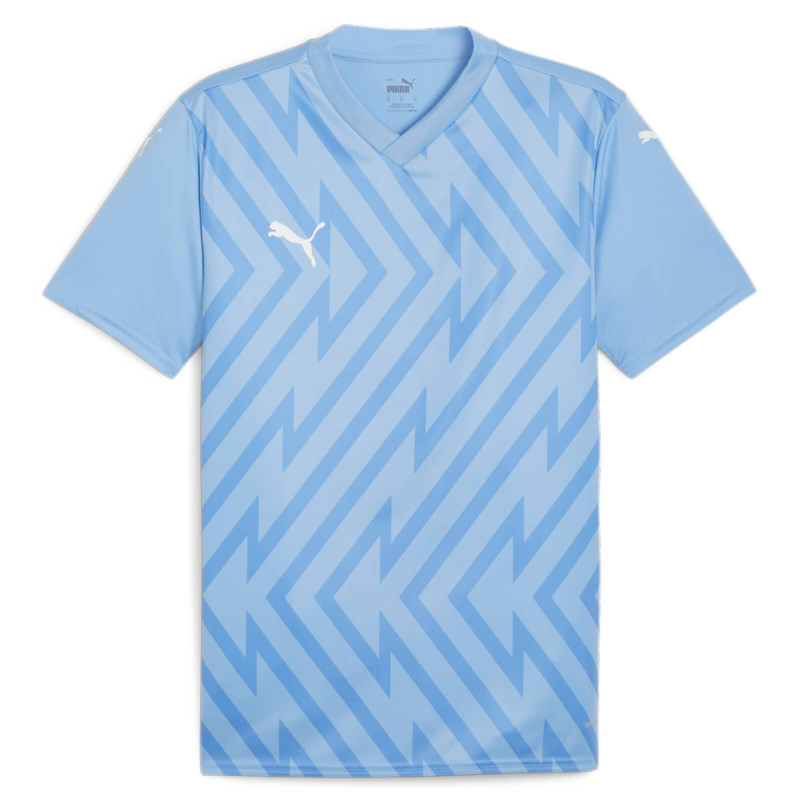 Maillot enfant bleu ciel Puma Teamglory