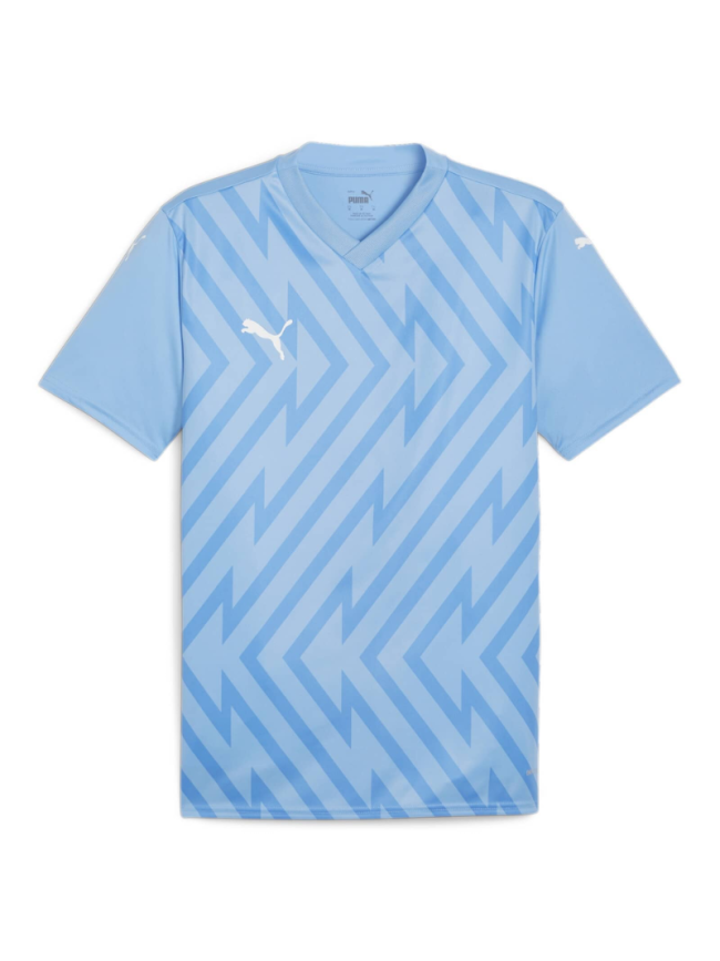 Maillot enfant bleu ciel Puma Teamglory