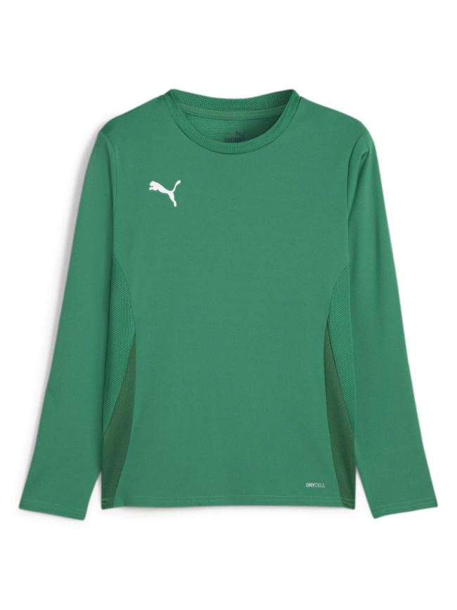 Maillot ML enfant vert Puma Teamgoal