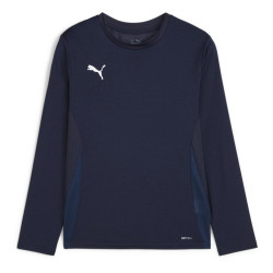 Maillot ML enfant marine Puma Teamgoal