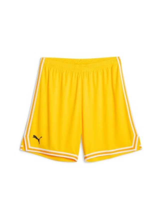 Short basketball adulte jaune Puma Hoops
