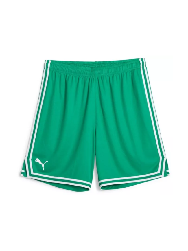 Short basketball adulte vert Puma Hoops