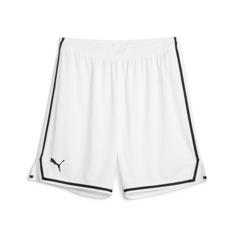 Short basketball enfant blanc Puma Hoops Jr