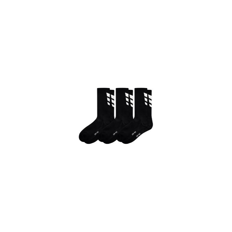 Lot de 3 paires chaussettes noir Erima 3 Wings