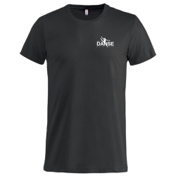 T-Shirt adulte noir Clique Basic 1