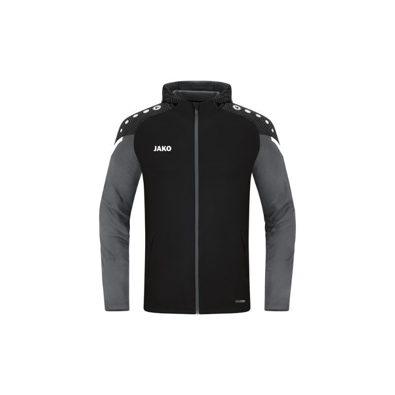 Veste à capuche adulte noir/gris Jako Performance