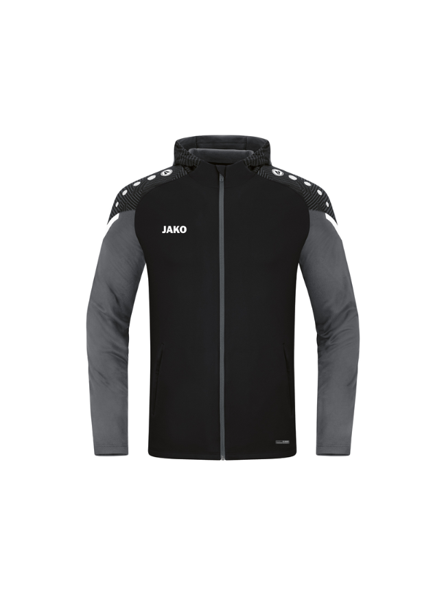 Veste à capuche adulte noir/gris Jako Performance